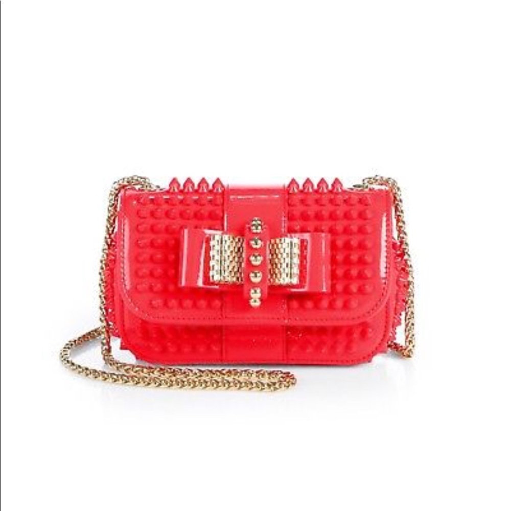 Christian Louboutin Coral Spiked Sweet Charity